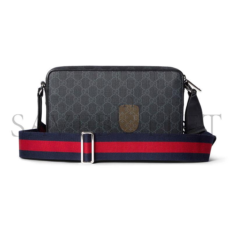 GUCCI GG BLACK MEDIUM CROSSBODY BAG 822072 (26.5*17.5*8cm) GUCCI GG BLACK MEDIUM CROSSBODY BAG 822072 (26.5*17.5*8cm)